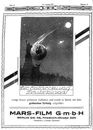 Poster The Discovery of Germany by the Martians 1916