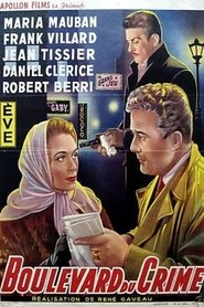 Poster Crime Boulevard 1955