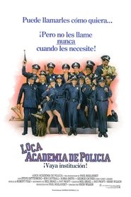 Loca academia de policía poster