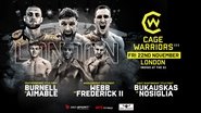 Poster Cage Warriors 111: Webb vs. Frederick 2 2019