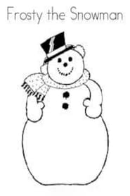 Poster van Frosty the Snowman