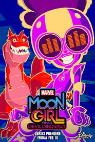 Marvel's Moon Girl and Devil Dinosaur poster