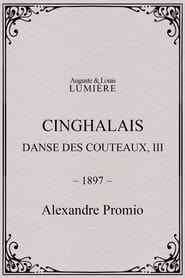 Poster Cinghalais : danse des couteaux, III