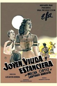 Poster Joven, viuda y estanciera