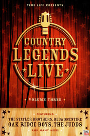 Poster Time-Life: Country Legends Live, Vol. 3