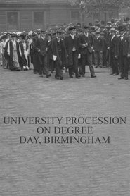Poster University Procession on Degree Day, Birmingham 1901