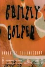 Poster Grizzly Golfer