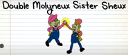 Logo for Double Molyneux Sister Sheux Logo for Double Molyneux Sister Sheux