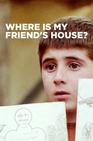 Poster Where Is The Friend's House? 1987