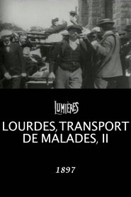 Poster Lourdes, transporting the sick, II 1897