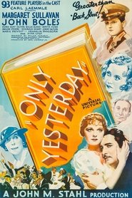 Poster Only Yesterday 1933