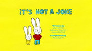 It's Not A Joke