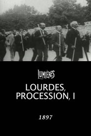 Poster Lourdes, procession, I 1897