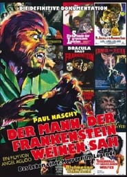 Poster Der Mann, der Frankenstein weinen sah