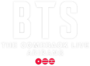 BTS THE COMEBACK LIVE | ARIRANG Logo