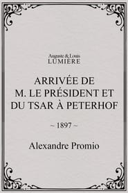 Poster Arrivée de M. le président et du tsar à Peterhof