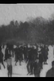 Poster Skating on Lake, Central Park 1900