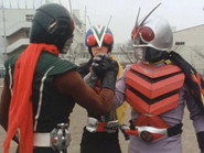 Three Riders vs. Neoshocker's School Fortress