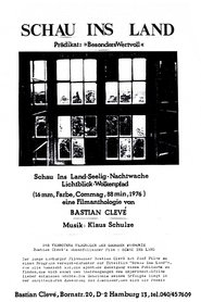 Poster Schau ins Land 1975