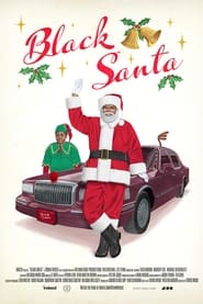 Poster Black Santa
