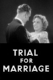 Poster Trial for Marriage 1936