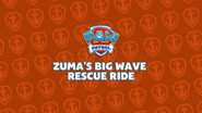 Search & Rescue: Zuma's Big Wave Rescue Ride