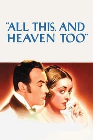 All This, and Heaven Too (1940) poster