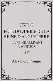 Fête du jubilé de la reine d'Angleterre : la reine arrivant à Windsor