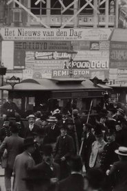 A Tram Crowd on Sunday in Dam Square Poster