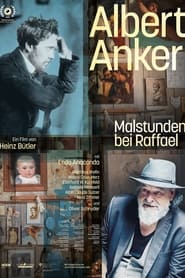 Poster Albert Anker. Malstunden bei Raffael