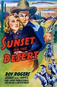 Poster Sunset on the Desert