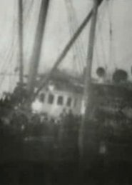 Poster S.S. 'Queen' Loading 1897