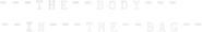 The Body in the Bag Logo