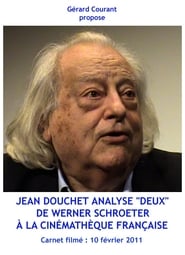 Poster Jean Douchet analyse "Deux" de Werner Schroeter à la Cinémathèque française