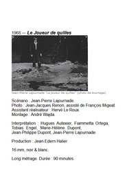 Poster Le joueur de quilles 1968