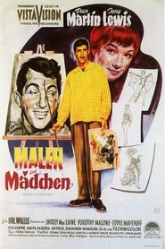 Poster Maler und Mädchen