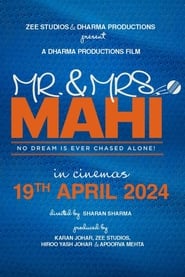 Poster Mr. & Mrs. Mahi 2024