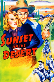 Sunset on the Desert постер