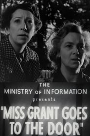 Poster Miss Grant Goes to the Door