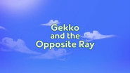 Gekko and the Opposite Ray