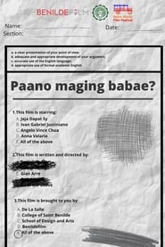 Paano maging babae постер