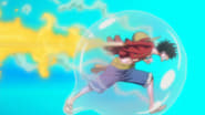 Luffy`s All-out Attack! Red Hawk Blasts!