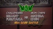 Michiba and Chen vs Joël Bruant and Masafumi Furutaka (Sea Bass Battle)