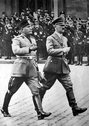 Poster Mussolini in Deutschland 1937