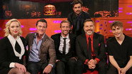 Jack Whitehall, Gwendoline Christie, Luke Evans