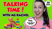 Talking Time with Ms Rachel - Baby Videos for Babies and Toddlers - Speech Delay Learning Video