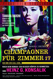 Poster Champagner für Zimmer 17