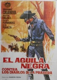 Poster El águila negra contra los enmascarados de la muerte 1958