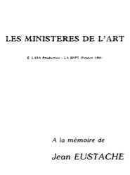 Les Ministères de l'art