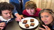 Which one of us ate a weed brownie